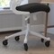 Flash Furniture Black Mesh Mid-Back Task Chair with Roller Wheels BL-X-5M-WH-BK-RLB-GG - alternate 6